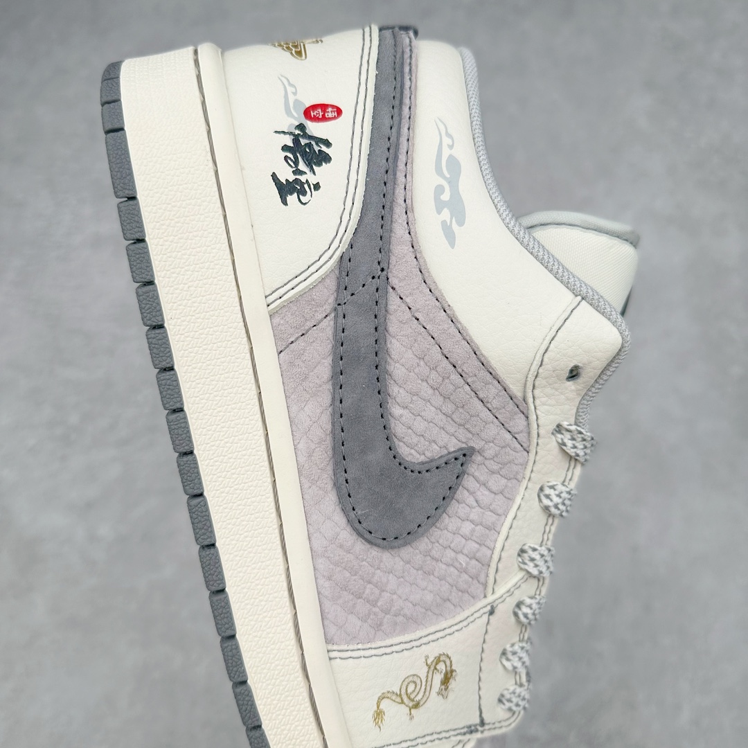 图片[6]-Air Jordan AJ1 Low 低帮系列定制配色 SJ9950-041 原厂内置气垫魔块 A模大底 头层小牛皮 鞋舌AJ原厂专用牛津布+AJ专用反口珍珠布+原厂无杂质高弹内里海棉+特殊封边弹力鞋带 尺码：36 36.5 37.5 38 38.5 39 40 40.5 41 42 42.5 43 44 44.5 45 46-选品中心