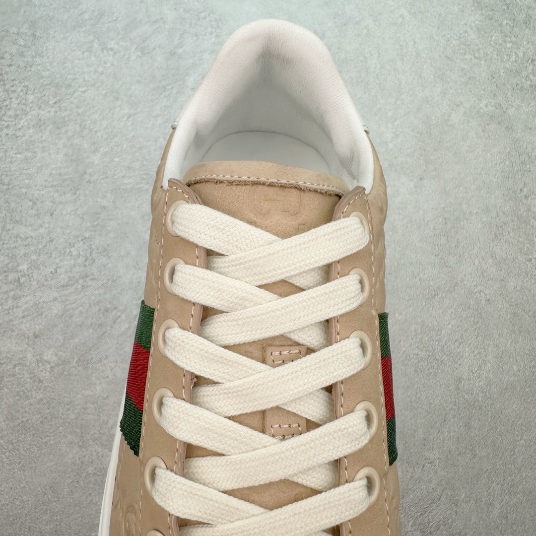 图片[5]-经典高奢古驰GUCCI古驰 Ace Embroidered Low-Top拼色刺绣系列低帮潮流百搭休闲板鞋 市售最强顶级几率混卖版本 全网首发Gucci古驰小蜜蜂 附送原装一致鞋舌仿磨环保纸垫全套专柜包装物及配件外盒标和鞋底嵌入核心防伪芯片感应装置 秒杀市面任何版本意大利进口超软小牛皮+同源出厂真丝绸防尘鞋套袋原装雪梨形超软沙绒纸团高工艺无缝细空胶技术 贴楦误差0.05mm 鞋底采用固特异内外锁死工艺 最大限度弯折永不开胶 原鞋一致效果环保无味❗ 尺码：35 36 37 38 39 40 41 42 43 44-选品中心