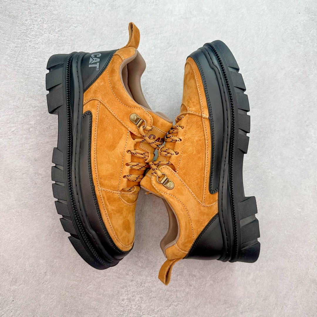 图片[3]-＃特价福利 CAT卡特 硬汉推土机品牌经典百搭户外休闲大黄靴系列 广东大厂品质 24ss秋冬新款 常年主打 时尚潮流搭配 面料釆用意大利进口磨砂牛皮 全鞋真牛皮材料 大底到五金都是代工厂原材料制作 好货不杀猪 首单质量严格把控 全套官网统一包装 今年冬季防寒户外专用 日常随意搭配 型男必备 尺码：38 39 40 41 42 43 44 (偏大一码)-选品中心