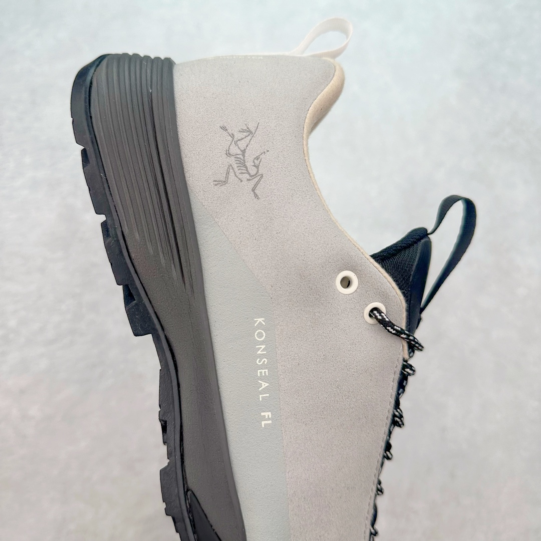 图片[6]-加拿大品牌 始祖鸟·Arcteryx始祖鸟 Konseal Lt 轻量网布防滑轻便耐磨低帮越野跑步鞋 利用先进的技术、更轻但可靠耐用的材料和高度专注的设计流程，我们创造了我们最轻的接近鞋 Konseal LT。它专为在您携带背包和攀爬装备时覆盖崎岖的地面而设计，提供足底支撑和保护、应对不断変化的地形的敏捷性以及 Vibram® Megagrip 外底的自抓地力。内里提供赤足舒适感，鞋跟可平折，因此您可以在系绳或露营时将其作为木屐穿着。尺码：35 36 37 38 39 40 41 42 43 44 45-选品中心