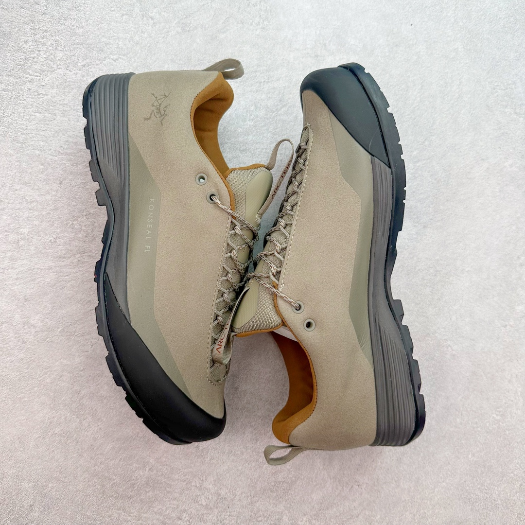 图片[3]-加拿大品牌 始祖鸟·Arcteryx始祖鸟 Konseal Lt 轻量网布防滑轻便耐磨低帮越野跑步鞋 利用先进的技术、更轻但可靠耐用的材料和高度专注的设计流程，我们创造了我们最轻的接近鞋 Konseal LT。它专为在您携带背包和攀爬装备时覆盖崎岖的地面而设计，提供足底支撑和保护、应对不断変化的地形的敏捷性以及 Vibram® Megagrip 外底的自抓地力。内里提供赤足舒适感，鞋跟可平折，因此您可以在系绳或露营时将其作为木屐穿着。尺码：35 36 37 38 39 40 41 42 43 44 45-选品中心