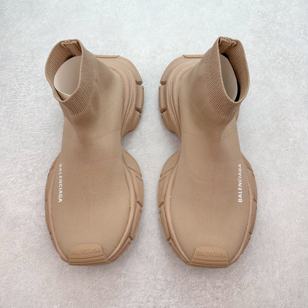 图片[2]-＃JC纯原 BALENCIAGA 3XL 巴黎世家袜子鞋复古休闲运动鞋 系列推出探索时尚界对于原创与挪用的概念 以全新系列致敬传承与经典 以标志性Balenciaga廓形和抽象大底 碰撞出诙谐又和谐的新创意 原版一比一做法 鞋面高密度飞织 独家组合大底 正品全套包装 尺码：35-46-选品中心