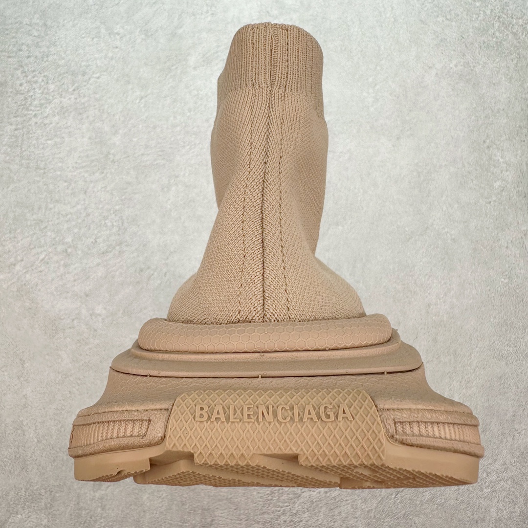 图片[8]-＃JC纯原 BALENCIAGA 3XL 巴黎世家袜子鞋复古休闲运动鞋 系列推出探索时尚界对于原创与挪用的概念 以全新系列致敬传承与经典 以标志性Balenciaga廓形和抽象大底 碰撞出诙谐又和谐的新创意 原版一比一做法 鞋面高密度飞织 独家组合大底 正品全套包装 尺码：35-46-选品中心
