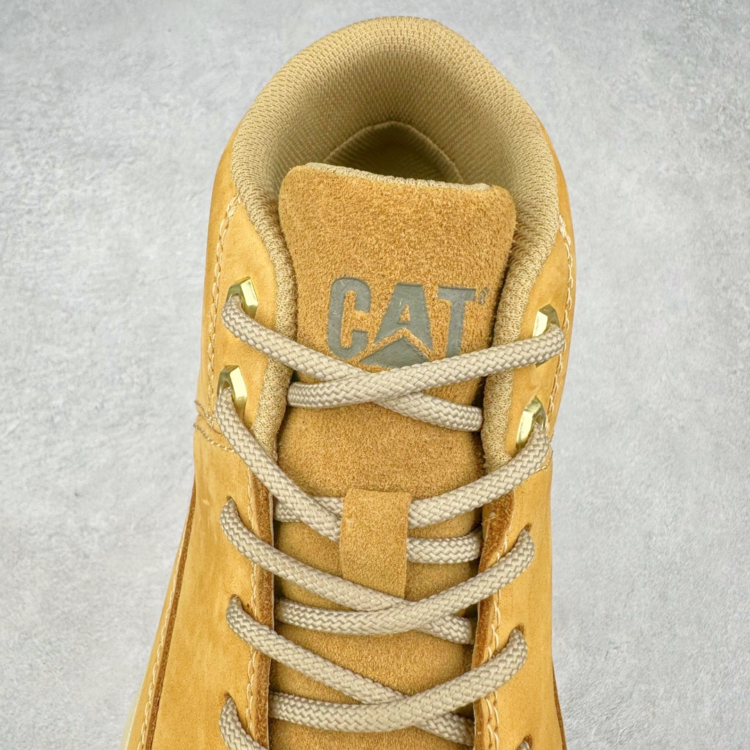 图片[5]-CAT/卡特 2024ss秋季新款 EASE超轻系列 天猫同款 高帮工装休闲鞋正品全新出炉 工艺品质 专为高端海淘代购客户准备 鞋面采用头层磨砂牛皮 此款每年销量爆炸 由于纯手工机打走线 做工极其复杂 在保证品质的情况下 工厂产量有限 基本上供不应求 品质毋庸置疑 可以对比原版 全套官网统一包装 尺码：39 40 41 42 43 44（皮鞋码）-选品中心