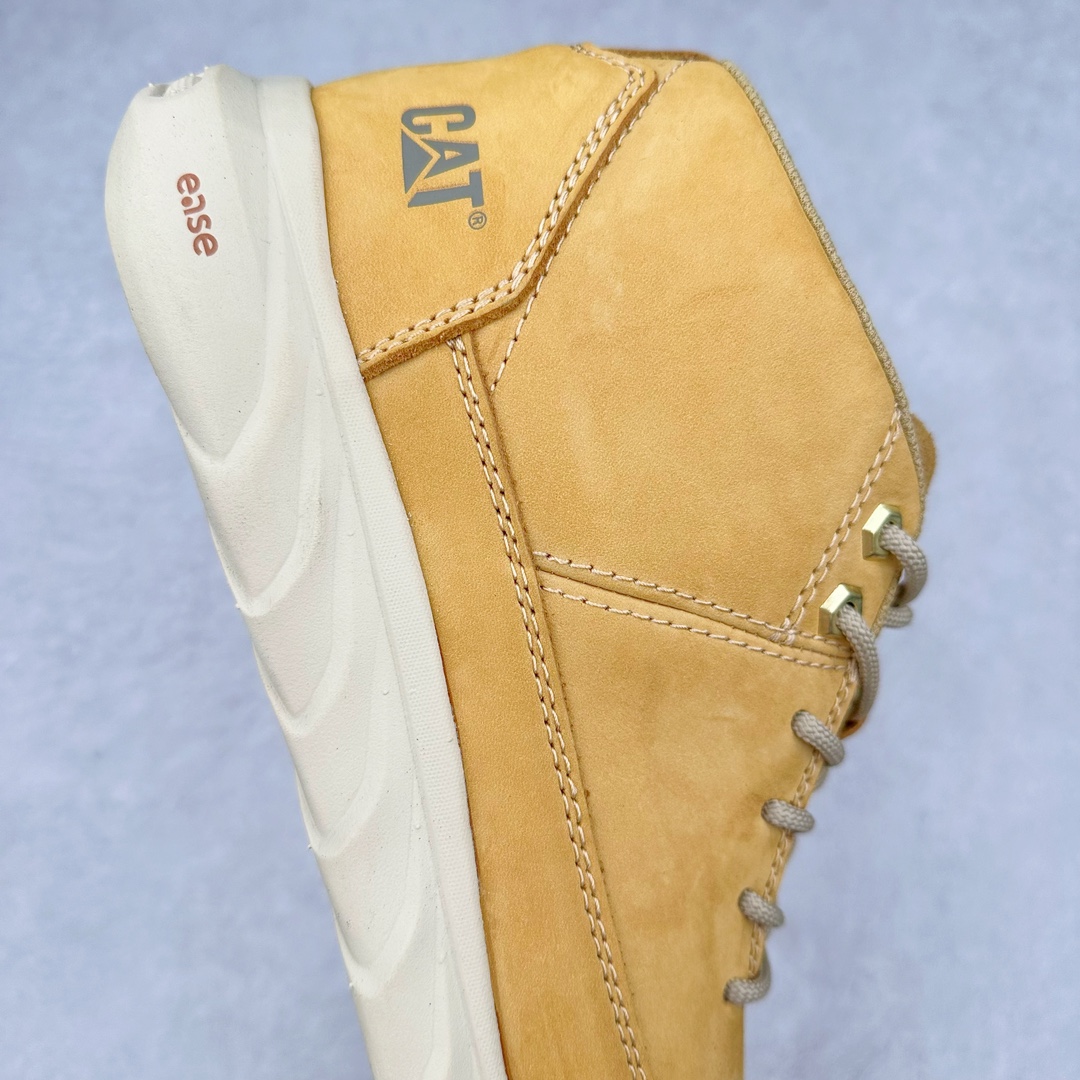 图片[6]-CAT/卡特 2024ss秋季新款 EASE超轻系列 天猫同款 高帮工装休闲鞋正品全新出炉 工艺品质 专为高端海淘代购客户准备 鞋面采用头层磨砂牛皮 此款每年销量爆炸 由于纯手工机打走线 做工极其复杂 在保证品质的情况下 工厂产量有限 基本上供不应求 品质毋庸置疑 可以对比原版 全套官网统一包装 尺码：39 40 41 42 43 44（皮鞋码）-选品中心