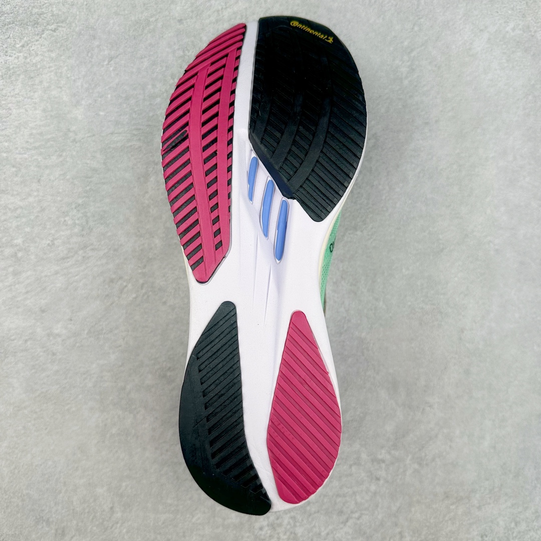 图片[9]-AD Adizero Boston 12 波士顿夏季透气网眼竞速跑鞋 延续爪型玻璃纤维推进系统 进化为全掌式的ENERGY RODS 2.0 从脚跟到脚趾的一体成形设计 强化整体推进力 提升速度表现 升级透气鞋面更具支撑性 利用ENGINEERED MESH技术进行不同密度织纹 强化支撑性 更使用50%以上的回收材料製成 减低塑料浪费 此外变薄的鞋舌为前掌提供更多空间 提供跑者更好的穿着感受 马牌轮胎大底耐磨性佳 大底全掌采用耐磨的Continental马牌轮胎大底 在各种环境下保有良好抓地力 货号：HQ3696 尺码：36 36.5 37 38 38.5 39 40 40.5 41 42 42.5 43 44 44.5 45-选品中心