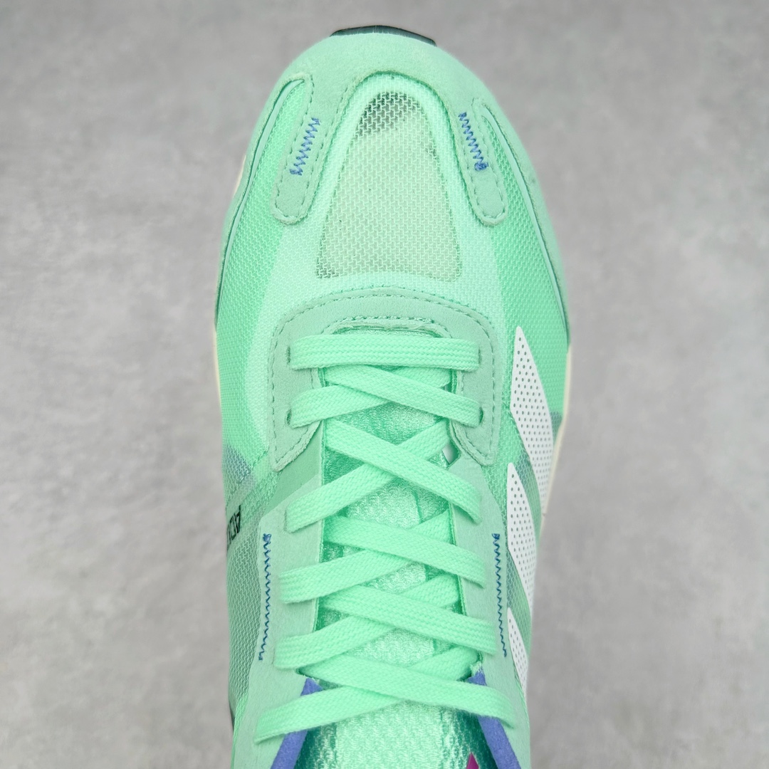 图片[4]-AD Adizero Boston 12 波士顿夏季透气网眼竞速跑鞋 延续爪型玻璃纤维推进系统 进化为全掌式的ENERGY RODS 2.0 从脚跟到脚趾的一体成形设计 强化整体推进力 提升速度表现 升级透气鞋面更具支撑性 利用ENGINEERED MESH技术进行不同密度织纹 强化支撑性 更使用50%以上的回收材料製成 减低塑料浪费 此外变薄的鞋舌为前掌提供更多空间 提供跑者更好的穿着感受 马牌轮胎大底耐磨性佳 大底全掌采用耐磨的Continental马牌轮胎大底 在各种环境下保有良好抓地力 货号：HQ3696 尺码：36 36.5 37 38 38.5 39 40 40.5 41 42 42.5 43 44 44.5 45-选品中心