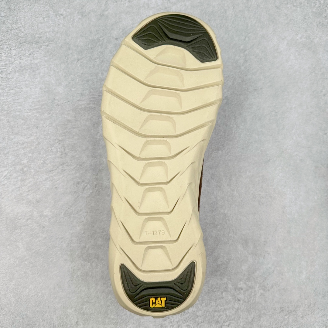 图片[9]-CAT/卡特 2024ss秋季新款 EASE超轻系列 天猫同款 高帮工装休闲鞋正品全新出炉 工艺品质 专为高端海淘代购客户准备 鞋面采用头层磨砂牛皮 此款每年销量爆炸 由于纯手工机打走线 做工极其复杂 在保证品质的情况下 工厂产量有限 基本上供不应求 品质毋庸置疑 可以对比原版 全套官网统一包装 尺码：39 40 41 42 43 44（皮鞋码）-选品中心