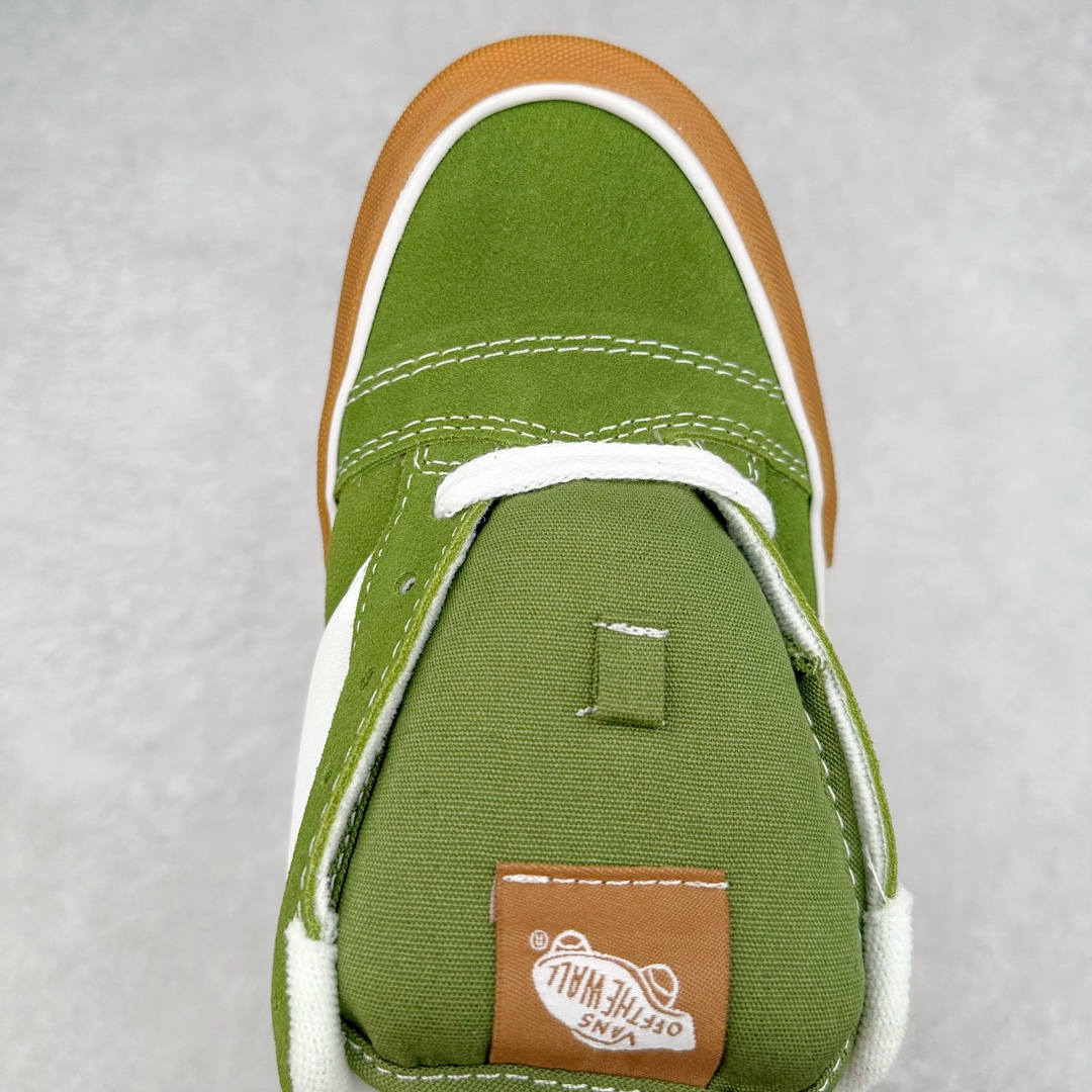 图片[4]-Vans Knu Skool 绿生胶 肥胖版立体大Logo 加厚鞋舌 低帮复古休闲硫化面包鞋 尺码：35 36 36.5 37 38 38.5 39 40 40.5 41 42 42.5 43 44 45 工艺：硫化1：1（重量1：1、真标、原钢印、材质标、鞋型标、合格证）-选品中心