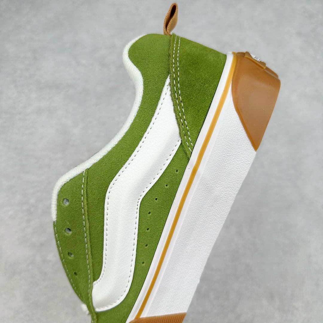 图片[7]-Vans Knu Skool 绿生胶 肥胖版立体大Logo 加厚鞋舌 低帮复古休闲硫化面包鞋 尺码：35 36 36.5 37 38 38.5 39 40 40.5 41 42 42.5 43 44 45 工艺：硫化1：1（重量1：1、真标、原钢印、材质标、鞋型标、合格证）-选品中心