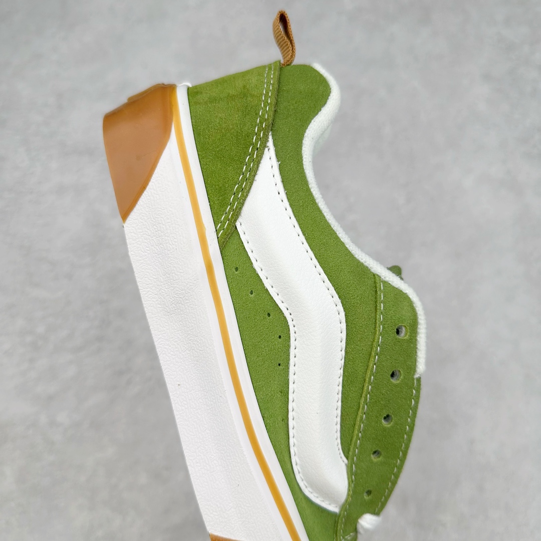 图片[6]-Vans Knu Skool 绿生胶 肥胖版立体大Logo 加厚鞋舌 低帮复古休闲硫化面包鞋 尺码：35 36 36.5 37 38 38.5 39 40 40.5 41 42 42.5 43 44 45 工艺：硫化1：1（重量1：1、真标、原钢印、材质标、鞋型标、合格证）-选品中心