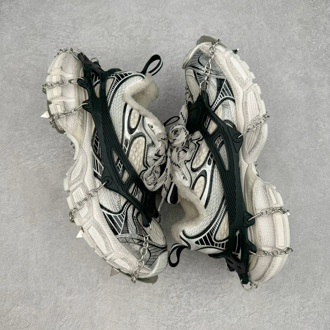 图片[3]-＃JC纯原 BALENCIAGA 3XL Sneakers 巴黎世家十代冰爪加绒版系带低帮走秀复古老爹鞋 配套套现全码福利开炸 长期补货价格一步到位 市场中端王者 欢迎对比 实力大厂成熟流水线出品 品控完美 免检产品 新配色陆续开发 全套原纸板楦头开发 完美版型 鞋头边缘和后帮徽标 鞋面和后跟凸印尺码 鞋舌 3XL 橡胶品牌标识和反光细节 鞋帮拉袢和鞋舌拉祥 配反光细节 备用鞋带在鞋履前侧 可在穿着前取下 便于不同造型搭配 注意运费超重 偏大一码 尺码：35 36 37 38 39 40 41 42 43 44 45 46-选品中心