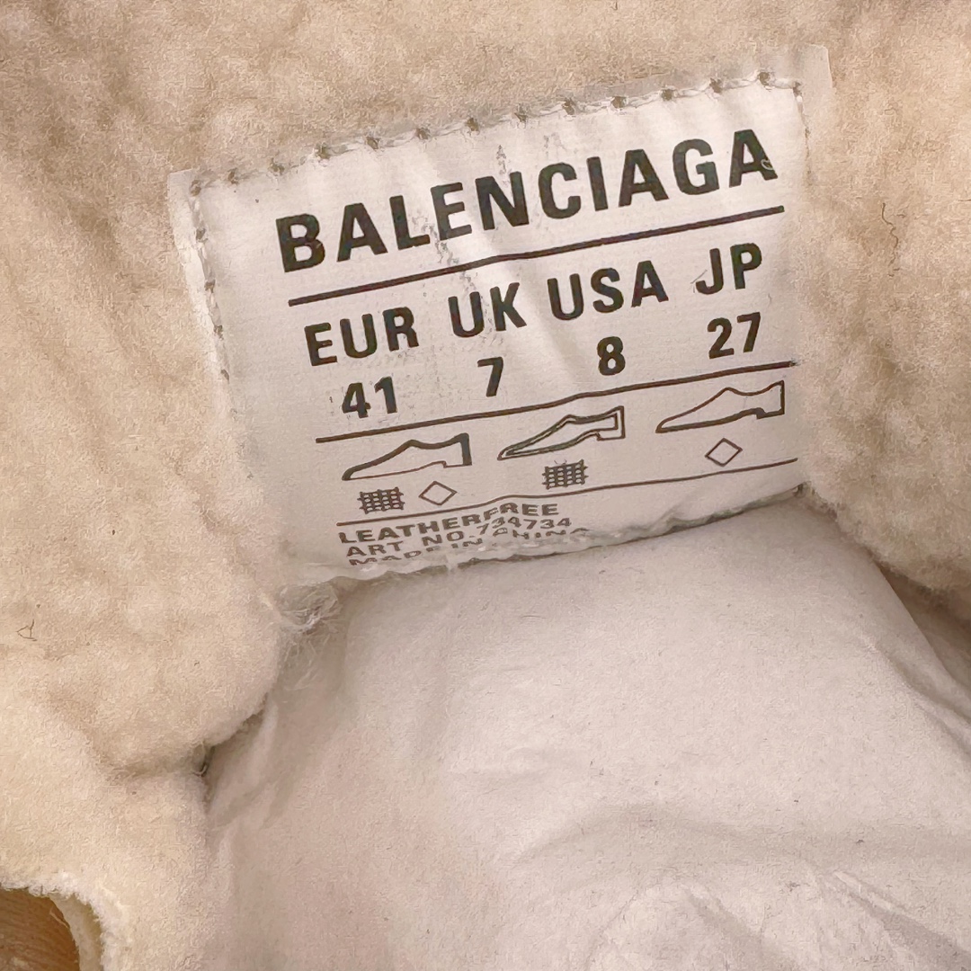 图片[23]-＃JC纯原 BALENCIAGA 3XL Sneakers 巴黎世家十代冰爪加绒版系带低帮走秀复古老爹鞋 配套套现全码福利开炸 长期补货价格一步到位 市场中端王者 欢迎对比 实力大厂成熟流水线出品 品控完美 免检产品 新配色陆续开发 全套原纸板楦头开发 完美版型 鞋头边缘和后帮徽标 鞋面和后跟凸印尺码 鞋舌 3XL 橡胶品牌标识和反光细节 鞋帮拉袢和鞋舌拉祥 配反光细节 备用鞋带在鞋履前侧 可在穿着前取下 便于不同造型搭配 注意运费超重 偏大一码 尺码：35 36 37 38 39 40 41 42 43 44 45 46-选品中心
