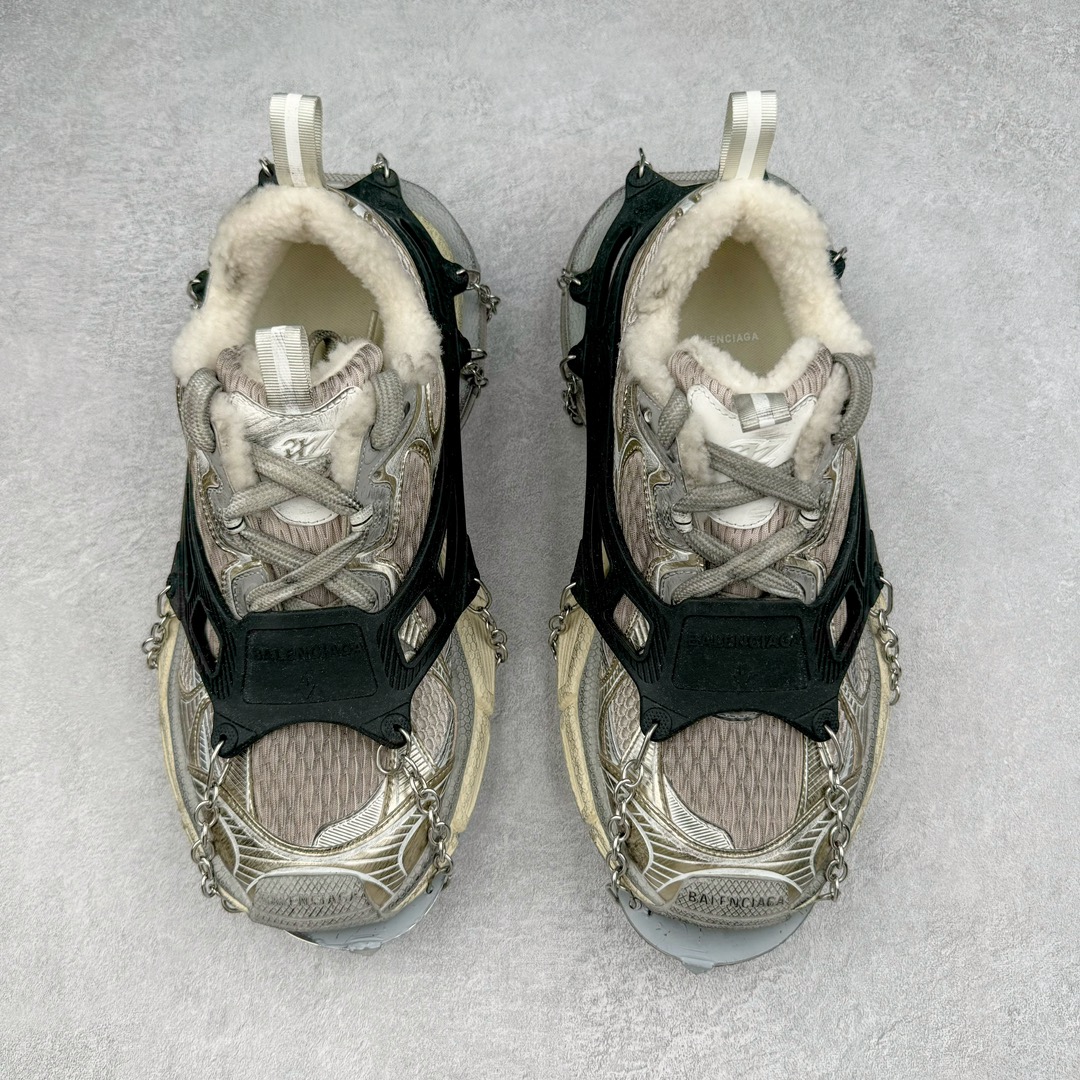 图片[2]-＃JC纯原 BALENCIAGA 3XL Sneakers 巴黎世家十代冰爪加绒版系带低帮走秀复古老爹鞋 配套套现全码福利开炸 长期补货价格一步到位 市场中端王者 欢迎对比 实力大厂成熟流水线出品 品控完美 免检产品 新配色陆续开发 全套原纸板楦头开发 完美版型 鞋头边缘和后帮徽标 鞋面和后跟凸印尺码 鞋舌 3XL 橡胶品牌标识和反光细节 鞋帮拉袢和鞋舌拉祥 配反光细节 备用鞋带在鞋履前侧 可在穿着前取下 便于不同造型搭配 注意运费超重 偏大一码 尺码：35 36 37 38 39 40 41 42 43 44 45 46-选品中心