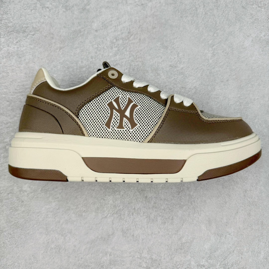 MLB Chunky Liner Basic 复古印花学长鞋系列低帮轻量增高厚底百搭休闲运动慢跑鞋板鞋 Korea韩国联名NY美国榄球纽约洋基队限定 韩国代购专供 全套原楦原纸板原厂数据开发 正确中底拉帮中底网布细节 平台代购专供 左脚内置芯片 韩国代购吊牌标贴 独家一比一RB+MD组合大底 高频后跟小人Logo精准对位立体饱满 正确网布加超迁鞋面 转印中底走线紧密 转印Logo工艺表层防刮不掉色 尺码：35 36 36.5 37.5 38 38.5 39 40 40.5 41 42 42.5 43 44 45-选品中心