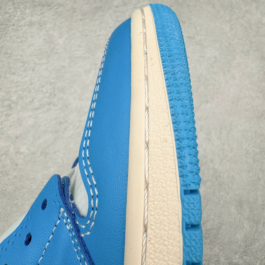 图片[14]-＃纯原 OFF-WHITE x Air Jordan AJ1 Retro High OW联名北卡蓝 AQ0818-148 外贸特供 原楦原纸板开发 极致一眼正品既视感 原厂皮料 原厂拉帮工艺 全部采用原厂电脑车 针距 边距完全同步原鞋 特供皮料一致原鞋 鞋面清洁度最高QC检验标准 控制溢胶 飞翼3D高频深度立体 鞋盒、防尘纸 均采购来自原厂 尺码：40.5 41 42 42.5 43 44 44.5 45 46 47.5-选品中心