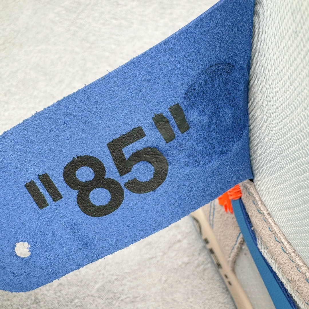 图片[17]-＃纯原 OFF-WHITE x Air Jordan AJ1 Retro High OW联名北卡蓝 AQ0818-148 外贸特供 原楦原纸板开发 极致一眼正品既视感 原厂皮料 原厂拉帮工艺 全部采用原厂电脑车 针距 边距完全同步原鞋 特供皮料一致原鞋 鞋面清洁度最高QC检验标准 控制溢胶 飞翼3D高频深度立体 鞋盒、防尘纸 均采购来自原厂 尺码：40.5 41 42 42.5 43 44 44.5 45 46 47.5-选品中心