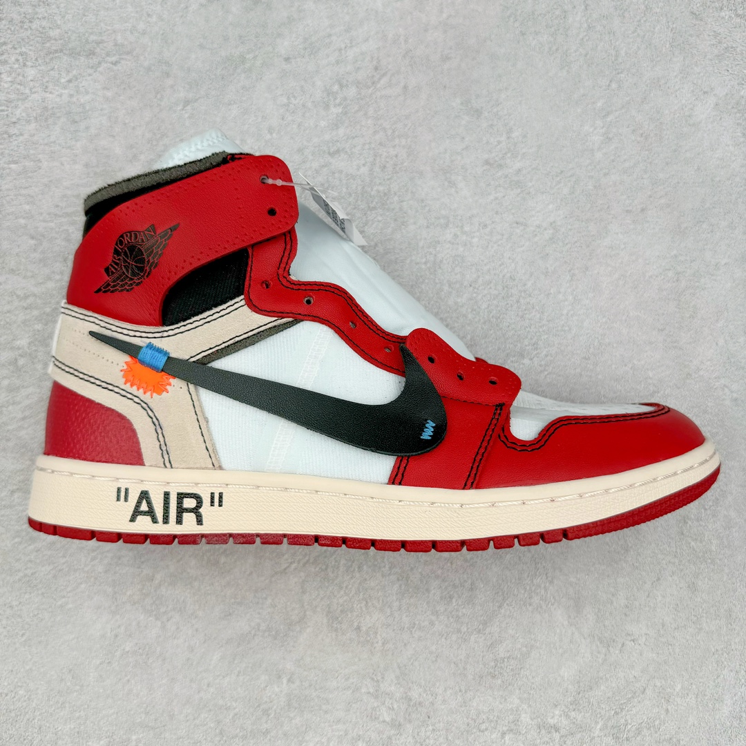 ＃纯原 OFF-WHITE x Air Jordan AJ1 OW联名芝加哥白红 AA3834-101 外贸特供 原楦原纸板开发 极致一眼正品既视感 原厂皮料 原厂拉帮工艺 全部采用原厂电脑车 针距 边距完全同步原鞋 特供皮料一致原鞋 鞋面清洁度最高QC检验标准 控制溢胶 飞翼3D高频深度立体 鞋盒、防尘纸 均采购来自原厂 尺码：40.5 41 42 42.5 43 44 44.5 45 46 47.5-选品中心