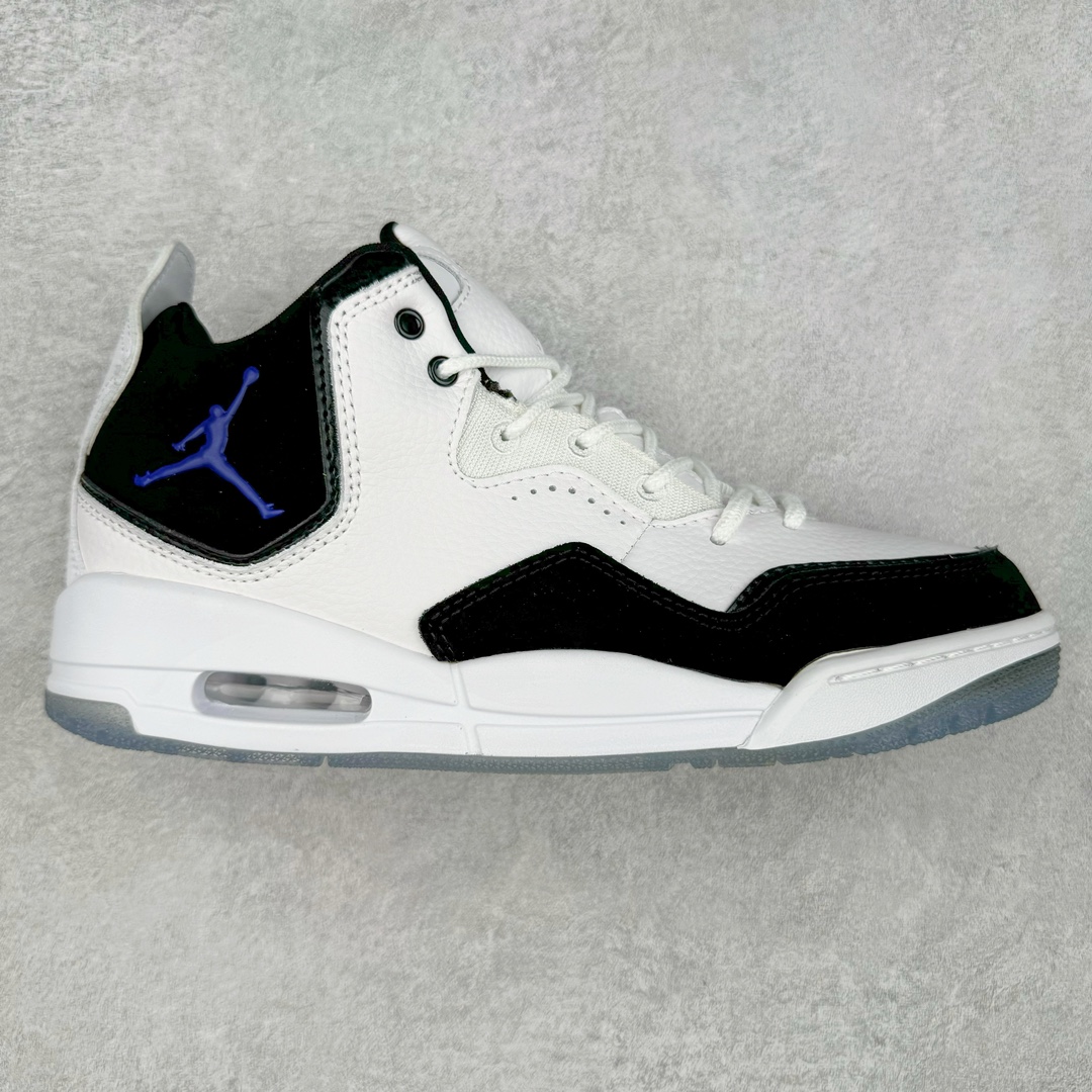 ＃福利特价 Air Jordan Courtside AJ23 简版中帮复古休闲运动文化篮球鞋 作为AJ3到AJ4之间的过渡产品，之所以被称为AJ3的简版，它们的造型非常的相似但是也有一些差异，鞋面采用耐磨的牛剖层和人造革鞋面搭配，后跟可以明显看见Air Max气垫。出色的包裹效果让鞋子脚感非常舒适，也让脚掌以及脚面更加的贴合鞋子，在双脚落地产生冲击力的同时，可视气垫可以有效减缓力道，提高鞋子整体的稳定性，既能起到减震的作用，又能保证双足舒适的脚感。另外，灵敏的Phylon中底以及鞋帮的设计，锁住双足，也为前掌提供了有效的包裹。内衬部分采用了透气的织物材料，为脚部的舒适脚感提供了充足的条件。最后就是大底部分，大底采用的是橡胶材质，无论是日常压马路还是简单的运动，都是可以驾驭，鞋底水波纹以及其他不规则图案，也保障了鞋子充足的防滑性以及耐磨性。尺码：36 36.5 37.5 38 38.5 39 40 40.5 41 42 42.5 43 44 44.5 45-选品中心