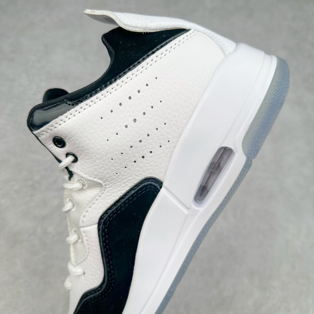 图片[7]-＃福利特价 Air Jordan Courtside AJ23 简版中帮复古休闲运动文化篮球鞋 作为AJ3到AJ4之间的过渡产品，之所以被称为AJ3的简版，它们的造型非常的相似但是也有一些差异，鞋面采用耐磨的牛剖层和人造革鞋面搭配，后跟可以明显看见Air Max气垫。出色的包裹效果让鞋子脚感非常舒适，也让脚掌以及脚面更加的贴合鞋子，在双脚落地产生冲击力的同时，可视气垫可以有效减缓力道，提高鞋子整体的稳定性，既能起到减震的作用，又能保证双足舒适的脚感。另外，灵敏的Phylon中底以及鞋帮的设计，锁住双足，也为前掌提供了有效的包裹。内衬部分采用了透气的织物材料，为脚部的舒适脚感提供了充足的条件。最后就是大底部分，大底采用的是橡胶材质，无论是日常压马路还是简单的运动，都是可以驾驭，鞋底水波纹以及其他不规则图案，也保障了鞋子充足的防滑性以及耐磨性。尺码：36 36.5 37.5 38 38.5 39 40 40.5 41 42 42.5 43 44 44.5 45-选品中心