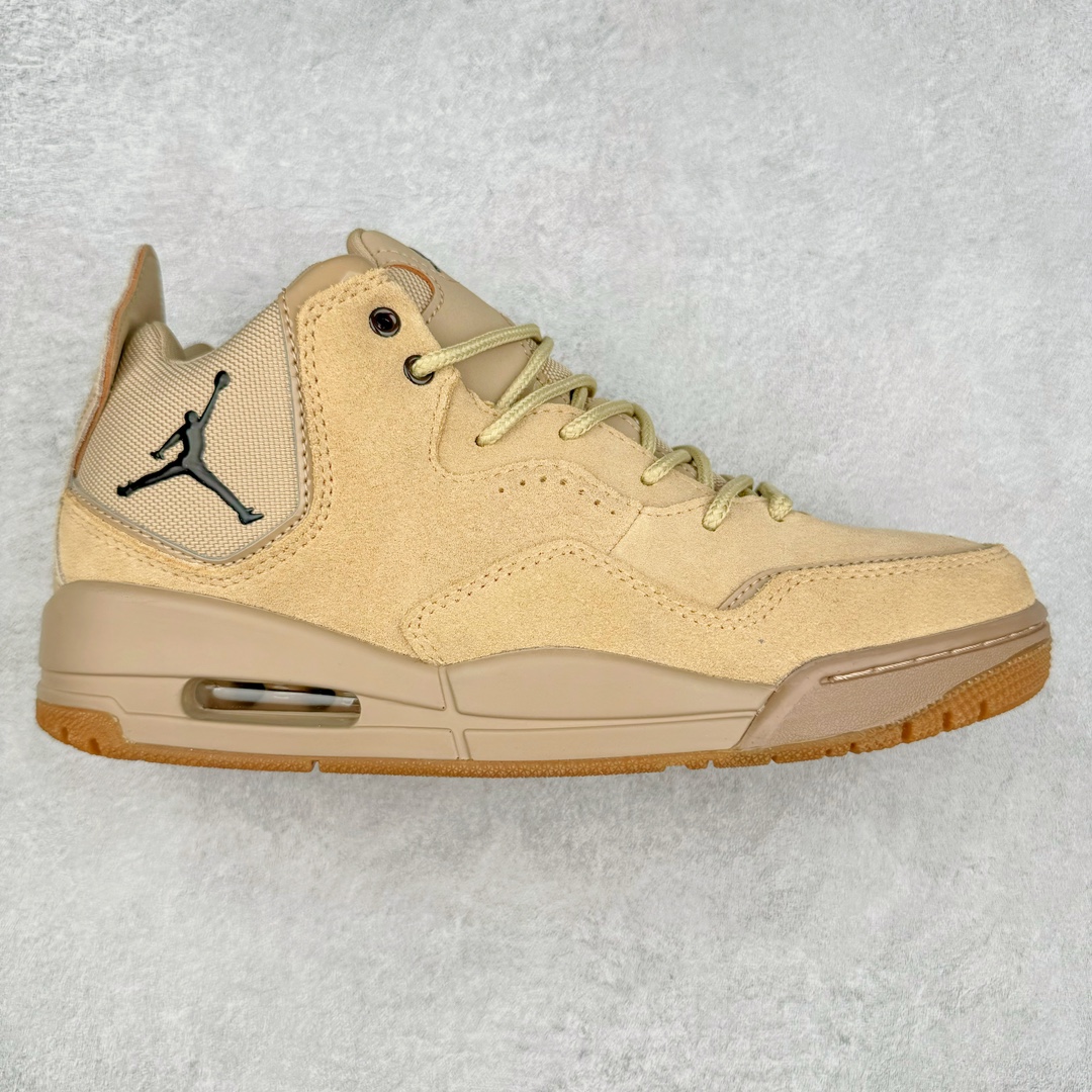 ＃福利特价 Air Jordan Courtside AJ23 简版中帮复古休闲运动文化篮球鞋 作为AJ3到AJ4之间的过渡产品，之所以被称为AJ3的简版，它们的造型非常的相似但是也有一些差异，鞋面采用耐磨的牛剖层和人造革鞋面搭配，后跟可以明显看见Air Max气垫。出色的包裹效果让鞋子脚感非常舒适，也让脚掌以及脚面更加的贴合鞋子，在双脚落地产生冲击力的同时，可视气垫可以有效减缓力道，提高鞋子整体的稳定性，既能起到减震的作用，又能保证双足舒适的脚感。另外，灵敏的Phylon中底以及鞋帮的设计，锁住双足，也为前掌提供了有效的包裹。内衬部分采用了透气的织物材料，为脚部的舒适脚感提供了充足的条件。最后就是大底部分，大底采用的是橡胶材质，无论是日常压马路还是简单的运动，都是可以驾驭，鞋底水波纹以及其他不规则图案，也保障了鞋子充足的防滑性以及耐磨性。尺码：36 36.5 37.5 38 38.5 39 40 40.5 41 42 42.5 43 44 44.5 45-选品中心