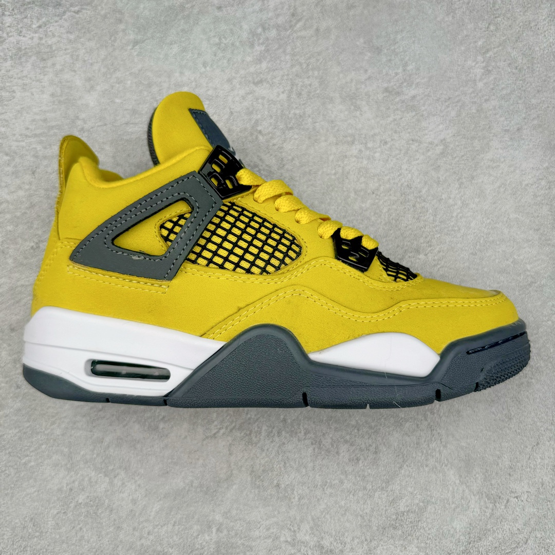 图片[3]-＃福利特价 Air Jordan AJ4 Retro 大厂出品 原纸板楦头开发 定制优质皮料 完美鞋型匹配公司货 正确TPU鞋舌锁扣 最新原厂底模 大底卡色咬花完美 鞋柜必备鞋款 终端现货供应 尺码：36 36.5 37.5 38 38.5 39 40 40.5 41 42 42.5 43 44 44.5 45 46-选品中心