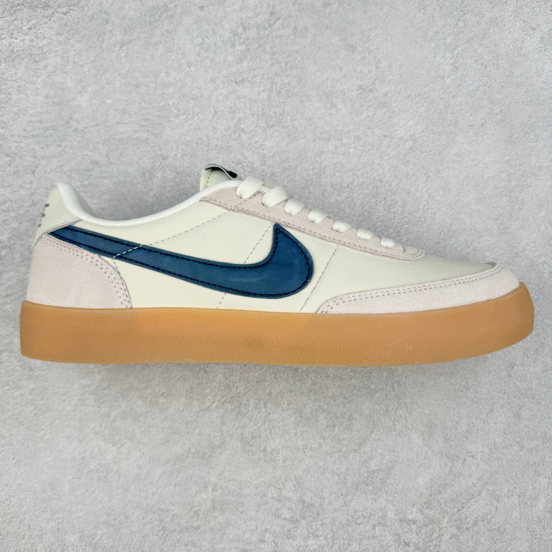 J.Crew x NK Killshot II Leather 联名复古板鞋 422997-107 采用米白色皮革制作鞋身 Swoosh 点缀其中 最后搭载棕色生胶大底 流露出满满的复古气气息 尺码：36 36.5 37.5 38 38.5 39 40 40.5 41 42 42.5 43 44-选品中心