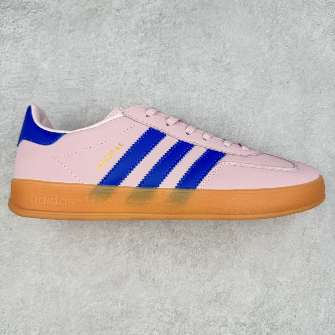 AD Gazelle Indoor Trainers 羚羊内训系列低帮复古百搭休闲运动德训风板鞋 JI1371 90年代经典的复刻版！自60年代以足球训练鞋面世以来,Gazelle就以其经典设计席卷全球。1991年版本的复刻,再造经典Gazelle。采用皮革打造,搭配浊色细节,让这款经典更加简约。尺码：36 36⅔ 37⅓ 38 38⅔ 39⅓ 40 40⅔ 41⅓ 42 42⅔ 43⅓ 44 45-选品中心