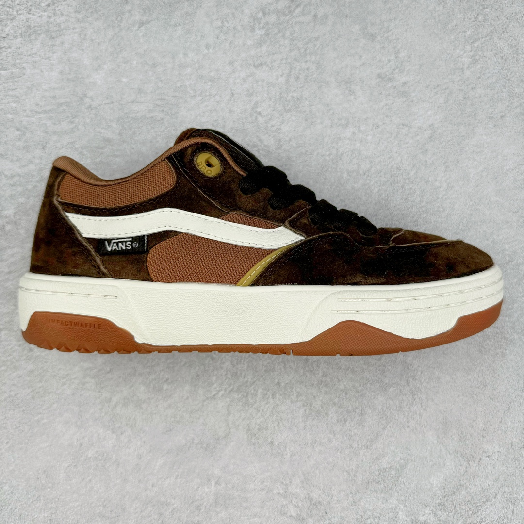 Vans Rowan 2 棕色 范斯官方 全新运动帆布滑板鞋 舒适系带 加厚海绵 耐磨透气 货号:VN0A2Z3IZR6 尺码:35 36 36.5 37 38 38.5 39 40 40.5 41 42 42.5 43 44 45-选品中心