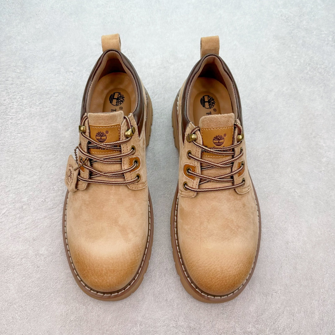 图片[2]-#Timberland 天伯伦/添柏岚经典款 24ss新款低帮 经典再造 全新升级 广东大厂品质 原盒原包装 面料采用意大利🇮🇹顶级磨砂牛皮 搭配防臭防腐真皮乳胶鞋垫 给您完美的穿着体验 质量考究耐穿 型男必备 专治不帅 高品质脚感一流 独家供应 尺码：38 39 40 41 42 43 44 偏大一码-选品中心