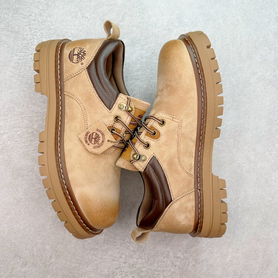 图片[3]-#Timberland 天伯伦/添柏岚经典款 24ss新款低帮 经典再造 全新升级 广东大厂品质 原盒原包装 面料采用意大利🇮🇹顶级磨砂牛皮 搭配防臭防腐真皮乳胶鞋垫 给您完美的穿着体验 质量考究耐穿 型男必备 专治不帅 高品质脚感一流 独家供应 尺码：38 39 40 41 42 43 44 偏大一码-选品中心