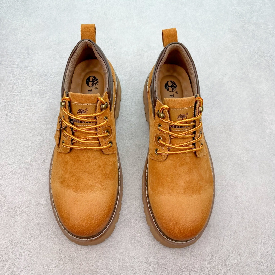 图片[2]-#Timberland 天伯伦/添柏岚经典款 24ss新款低帮 经典再造 全新升级 广东大厂品质 原盒原包装 面料采用意大利🇮🇹顶级磨砂牛皮 搭配防臭防腐真皮乳胶鞋垫 给您完美的穿着体验 质量考究耐穿 型男必备 专治不帅 高品质脚感一流 独家供应 尺码：38 39 40 41 42 43 44 偏大一码-选品中心