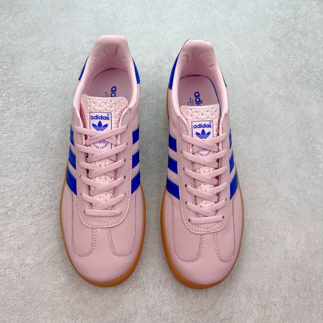 图片[2]-AD Gazelle Indoor Trainers 羚羊内训系列低帮复古百搭休闲运动德训风板鞋 JI1371 90年代经典的复刻版！自60年代以足球训练鞋面世以来,Gazelle就以其经典设计席卷全球。1991年版本的复刻,再造经典Gazelle。采用皮革打造,搭配浊色细节,让这款经典更加简约。尺码：36 36⅔ 37⅓ 38 38⅔ 39⅓ 40 40⅔ 41⅓ 42 42⅔ 43⅓ 44 45-选品中心