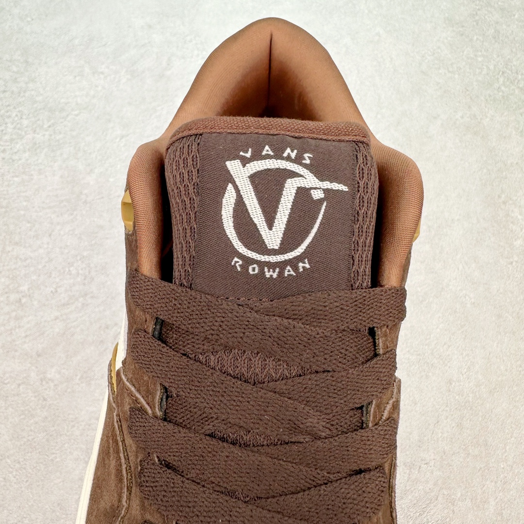 图片[5]-Vans Rowan 2 棕色 范斯官方 全新运动帆布滑板鞋 舒适系带 加厚海绵 耐磨透气 货号：VN0A2Z3IZR6 尺码：35 36 36.5 37 38 38.5 39 40 40.5 41 42 42.5 43 44 45-选品中心