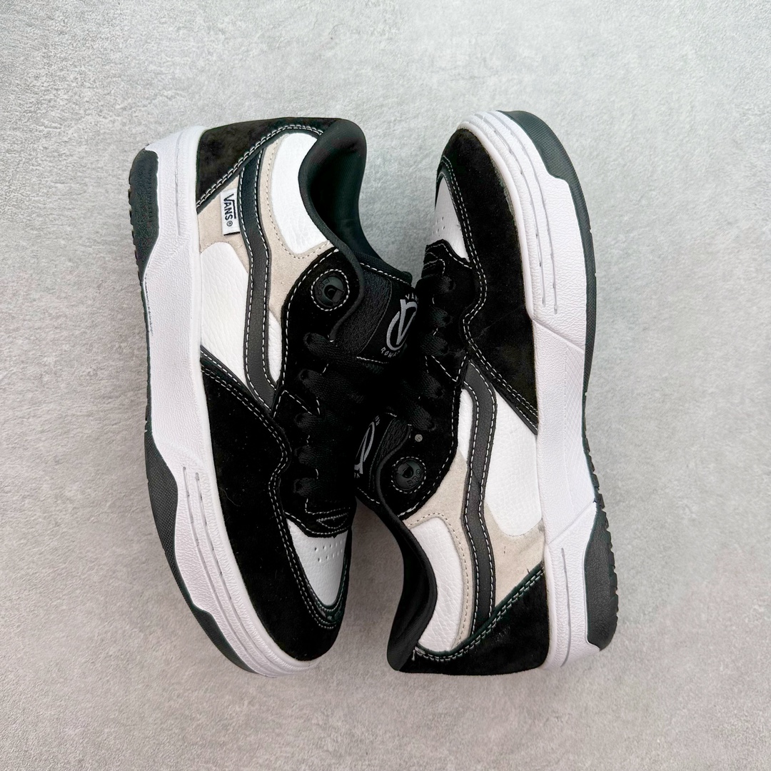 图片[3]-Vans Rowan 2 黑白 范斯官方 全新运动帆布滑板鞋 舒适系带 加厚海绵 耐磨透气 货号：VN0A2Z3IZR6 尺码：35 36 36.5 37 38 38.5 39 40 40.5 41 42 42.5 43 44 45-选品中心