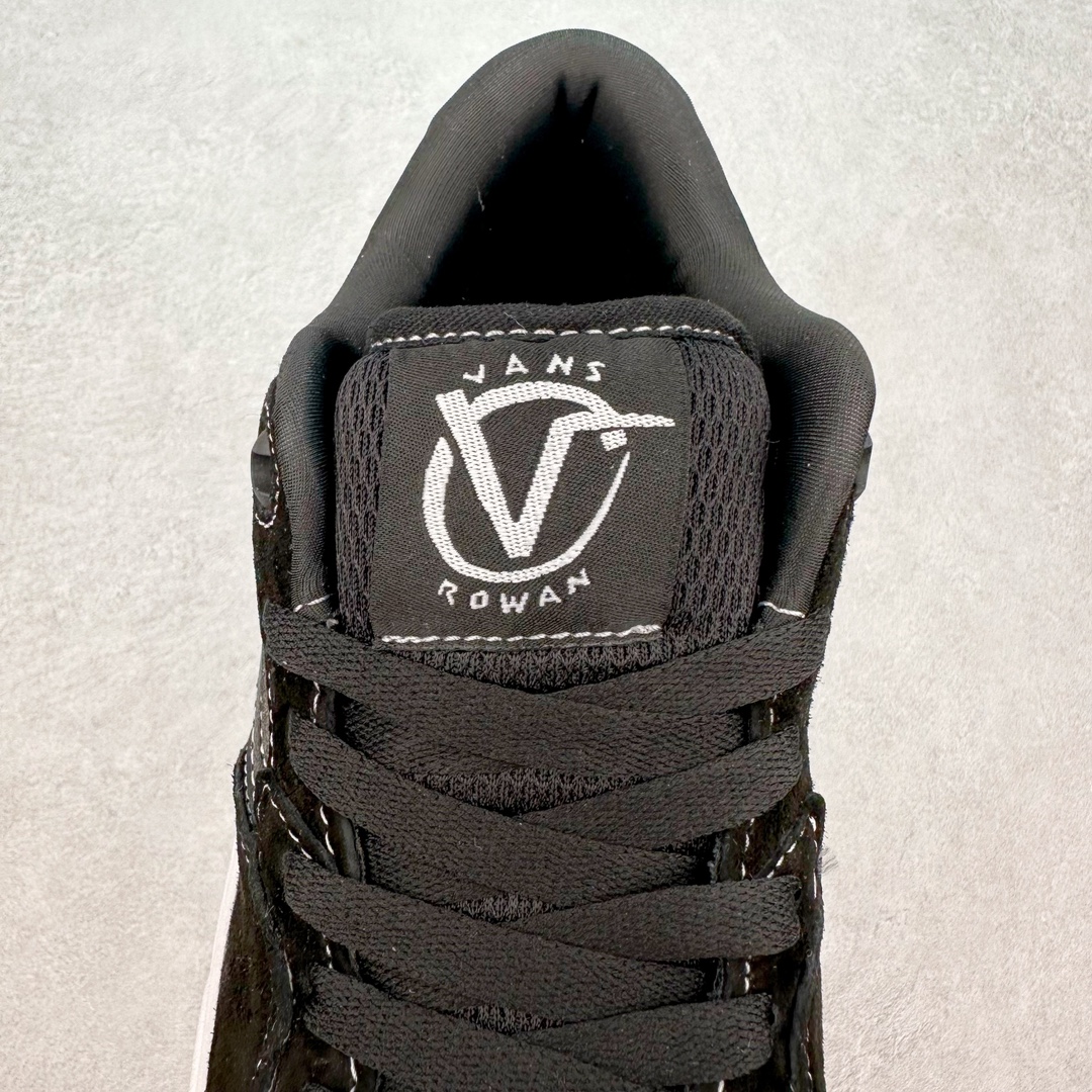 图片[5]-Vans Rowan 2 黑白 范斯官方 全新运动帆布滑板鞋 舒适系带 加厚海绵 耐磨透气 货号：VN0A2Z3IZR6 尺码：35 36 36.5 37 38 38.5 39 40 40.5 41 42 42.5 43 44 45-选品中心