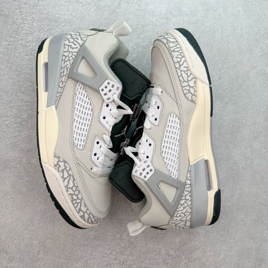 图片[3]-Jordan Spizike Low AJ复古低帮篮球鞋 HQ1191-011 这款鞋子著名导演斯派克李的Jordan Spizike专属 预计于明年夏季推出全新低帮版本 将包括三款配色 经典爆裂纹非常复古 两款配色分别以大学红和黑曜石蓝进行区分 鞋身设计中依旧带有大象爆裂纹、鞋侧束带、塑胶网布等经典元素 之后 在鞋舌、内衬以及鞋底等位置缀以大学红和黑曜石蓝搭配 带来全新造型 尺码：36 36.5 37.5 38 38.5 39 40 40.5 41 42 42.5 43 44 44.5 45 46 47.5-选品中心