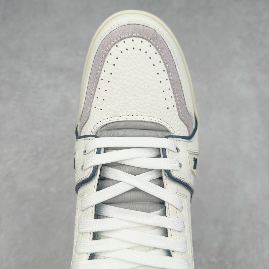 图片[4]-＃FZ纯原福利 Louis Vuitton Trainer lv时装走秀运动鞋 实力大厂出品 平台专供 成熟的做工稳定的品控 完美鞋型超高的清洁度 零毛边线头瑕疵 全套原楦原纸版原鞋开模 全网最具灵魂的版型 正确原装黄色鞋盒 正确中底印花 鞋面印花3D高频深度立体 全鞋电脑针车 紧密相连 针距密度一致 环保乳胶注塑鞋垫 厚度脚感还原原版 皮面裁剪部位 统一油边封口工艺 原装橡胶大底含胶量大底组合零偏差 专柜全套包装 防尘袋 说明书 质保卡 男女鞋 尺码：35 36 37 38 39-选品中心