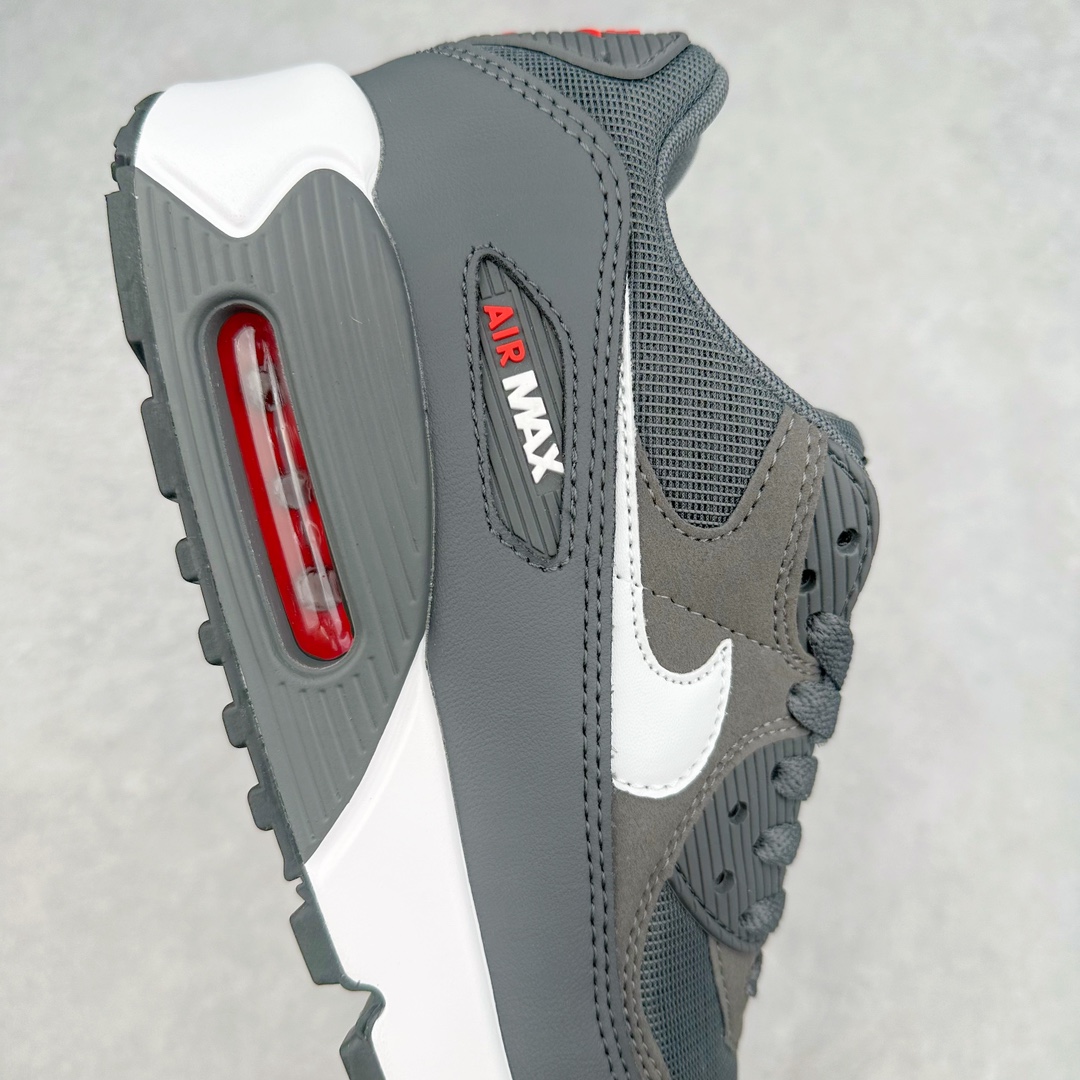 图片[6]-＃MX版 NK Air MAX 90 气垫复古减震跑步鞋 DR0145-003 经典重温 独家陆续补货 外单专供大厂出品 品质稳定 一百余色 终端操作 Air Max 90于1990年推出 来自Air Max系列 在Air Max 1的基础上改进而得 增加了气垫面积 外型上也更为流线 最特別的就是加入了菱纹塑胶嵌板 为Air Max 90增添了许多潮流气息 皮革鞋面 造就出色耐穿性和支撑力 Max Air缓震配置搭配泡棉中底 令Air Max 90轻盈而舒适 华夫格橡胶外底 铸就Air Max 90非凡的抓地力 而Air Max 90不仅是一双跑鞋 它成功跨越了时间的演进 成为了球鞋文化与潮流圈中最熟为人知的鞋款之一 尺码：36 36.5 37.5 38 38.5 39 40 40.5 41 42 42.5 43 44 44.5 45-选品中心