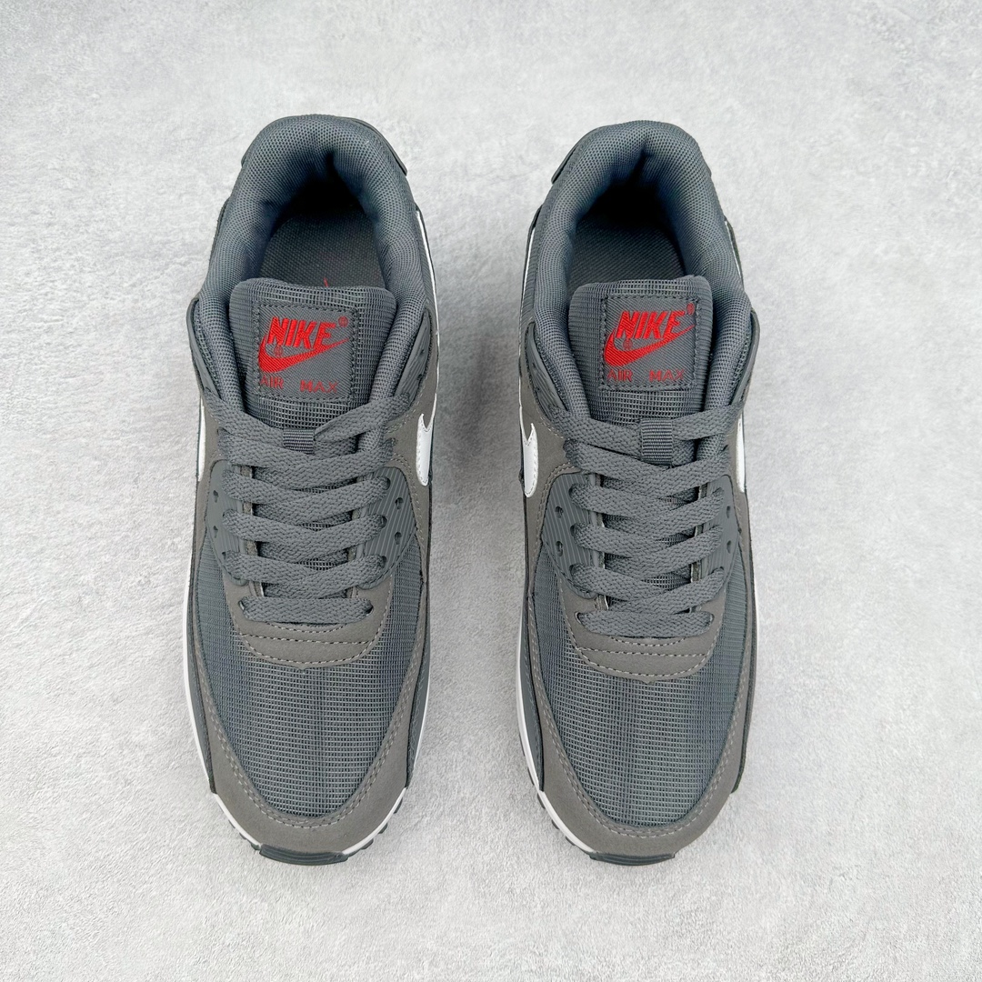 图片[2]-＃MX版 NK Air MAX 90 气垫复古减震跑步鞋 DR0145-003 经典重温 独家陆续补货 外单专供大厂出品 品质稳定 一百余色 终端操作 Air Max 90于1990年推出 来自Air Max系列 在Air Max 1的基础上改进而得 增加了气垫面积 外型上也更为流线 最特別的就是加入了菱纹塑胶嵌板 为Air Max 90增添了许多潮流气息 皮革鞋面 造就出色耐穿性和支撑力 Max Air缓震配置搭配泡棉中底 令Air Max 90轻盈而舒适 华夫格橡胶外底 铸就Air Max 90非凡的抓地力 而Air Max 90不仅是一双跑鞋 它成功跨越了时间的演进 成为了球鞋文化与潮流圈中最熟为人知的鞋款之一 尺码：36 36.5 37.5 38 38.5 39 40 40.5 41 42 42.5 43 44 44.5 45-选品中心