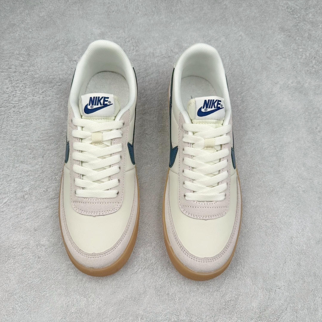 图片[2]-J.Crew x NK Killshot II Leather 联名复古板鞋 422997-107 采用米白色皮革制作鞋身 Swoosh 点缀其中 最后搭载棕色生胶大底 流露出满满的复古气气息 尺码：36 36.5 37.5 38 38.5 39 40 40.5 41 42 42.5 43 44-选品中心