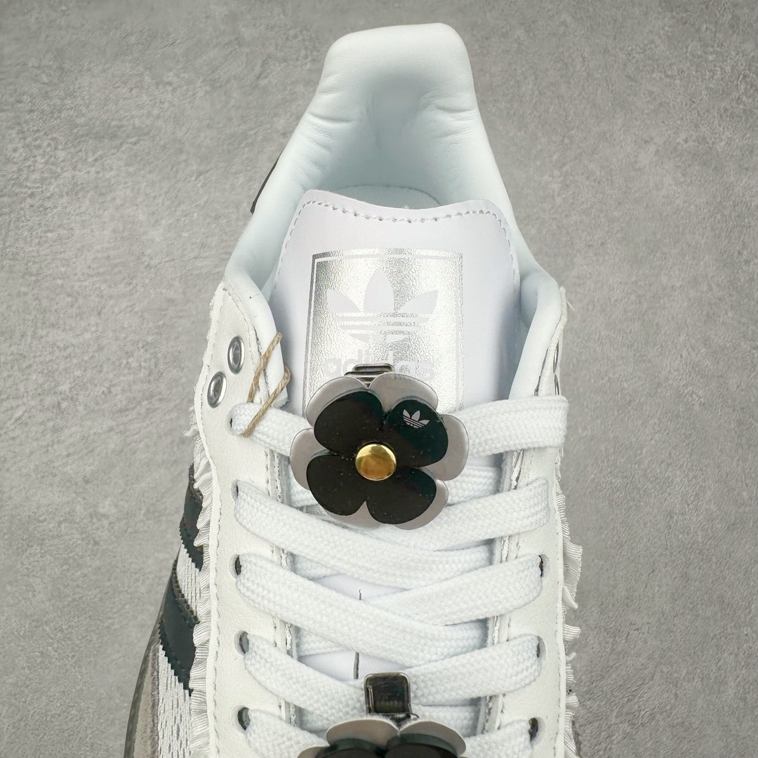 图片[5]-AD Original Samba OG 复古经典轻便板鞋 IH3371 这款桑巴鞋展示了高质量的工艺 带有装饰的超锁缝制和无缝的手感 柔软、柔软的皮革造型和标志性的3条纹完成了精致的外观 正规合身鞋带 鞋面上有绒面鞋垫 橡胶鞋底 享受正畸套筒软感 自50年代首次亮相以来就一直在赢得粉丝的青睐 尺码：36 36.5 37.5 38 38.5 39 40 40.5 41 42 42.5 43 44 44.5 45-选品中心