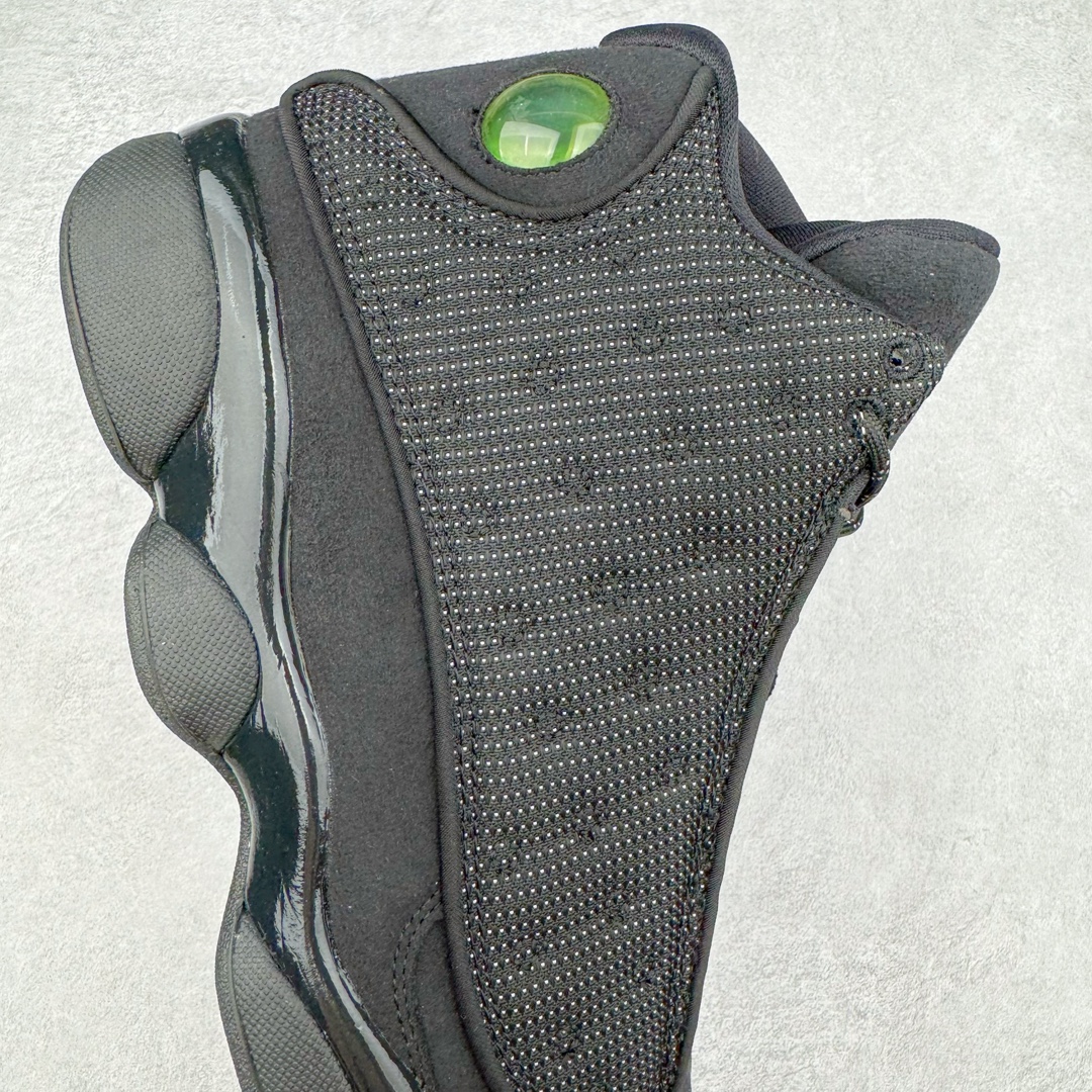 图片[6]-＃纯原福利 之前6XX Air Jordan AJ13 Retro 黑猫 414571-011 圈内最强13代 目前可过各类鉴定或无法鉴定 裸鞋随意操作 外贸特供批次 原楦原档案数据开模打造 公司渠道原装全息3D猫眼 原鞋开发 版型近乎零偏差 采购原厂皮料 LOGO五金部件高价开发私模 杜绝一眼假版本 原厂档案开模大底 共3层贴合工艺 三层中间加入海玻璃缓震鞋垫 大底采用进口一次MD而非市面二次MD低价原料成型 进口MD材料异味较少比原鞋还少 市面异味大刺鼻 尺码：40 40.5 41 42 42.5 43 44 44.5 45 46 47.5-选品中心