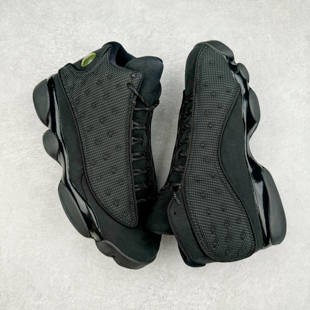 图片[3]-＃纯原福利 之前6XX Air Jordan AJ13 Retro 黑猫 414571-011 圈内最强13代 目前可过各类鉴定或无法鉴定 裸鞋随意操作 外贸特供批次 原楦原档案数据开模打造 公司渠道原装全息3D猫眼 原鞋开发 版型近乎零偏差 采购原厂皮料 LOGO五金部件高价开发私模 杜绝一眼假版本 原厂档案开模大底 共3层贴合工艺 三层中间加入海玻璃缓震鞋垫 大底采用进口一次MD而非市面二次MD低价原料成型 进口MD材料异味较少比原鞋还少 市面异味大刺鼻 尺码：40 40.5 41 42 42.5 43 44 44.5 45 46 47.5-选品中心