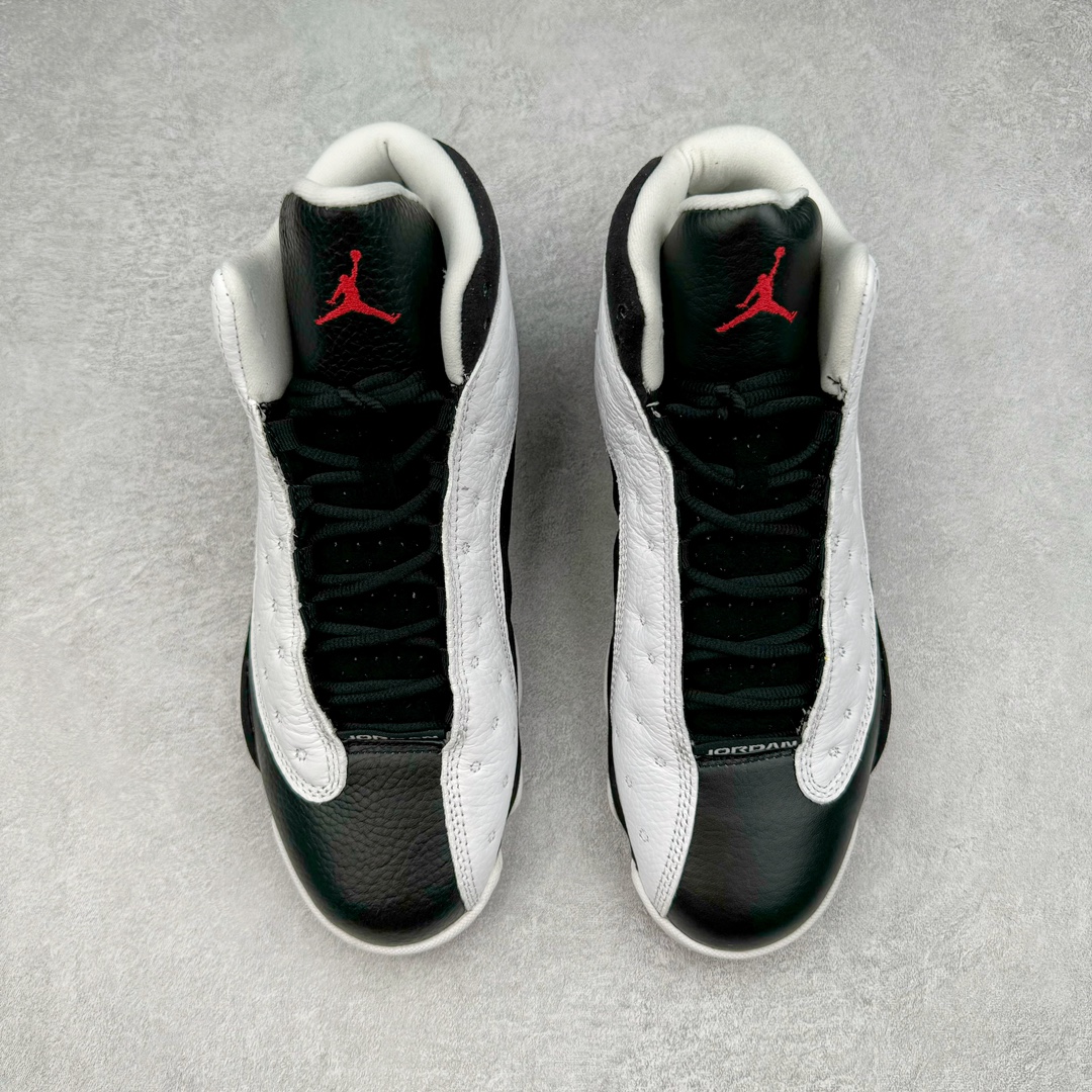 图片[2]-💰260 ＃纯原福利 之前6XX‼Air Jordan AJ13 Retro 黑白熊猫 414571-104 圈内最强13代 目前可过各类鉴定或无法鉴定 裸鞋随意操作 外贸特供批次 原楦原档案数据开模打造 公司渠道原装全息3D猫眼 原鞋开发 版型近乎零偏差 采购原厂皮料 LOGO五金部件高价开发私模 杜绝一眼假版本 原厂档案开模大底 共3层贴合工艺 三层中间加入海玻璃缓震鞋垫 大底采用进口一次MD而非市面二次MD低价原料成型 进口MD材料异味较少比原鞋还少 市面异味大刺鼻 Size：40 40.5 41 42 42.5 43 44 44.5 45 46 47.5 编码：by3936030-莆田鞋批发中心