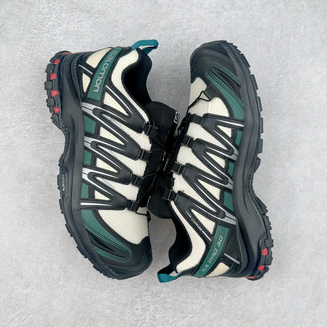 图片[3]-＃B版 SALOMON XA Pro 3D ADV 萨洛蒙潮流越野机能户外功能鞋 纯原外贸平台特供订单 耗时半年巨作 全套原纸板楦头开发 原厂特供网布配套加持 确保原汁原味 完美呈现版型 原档数据独家私模五层组合大底 原装Ortholite轻量化鞋垫 中底布带钢印编号 原厂TPU锁扣 进口港宝加持 后跟自然饱满 还原公司包裹性 鞋面采用SENSIFT贴合技术 全方位贴合包裹脚型 鞋跟部鞋底牵引设计 提供强大的抓地性能 更适应野外崎岖不平的道路 其3D ADVANCED CHASSIS底盘 材料轻量大化 钉齿设计更具稳定性 防护性 鞋底易磨损区运用CONTAGRIP高耐磨材料 应对城市硬质路面长距离跑考验 尺码：36 36.5 37.5 38 38.5 39 40 40.5 41 42 42.5 43 44 44.5 45 46.5-选品中心