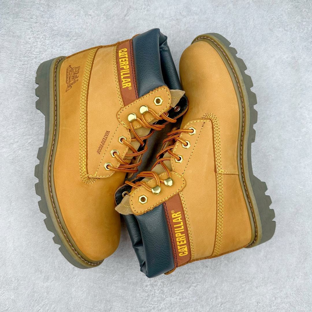 图片[3]-CAT/卡特 户外工装靴 P110499 莞产大厂品质 原版开发 全鞋真牛皮材料 大底到五金都是代工厂原材料制作 同原版固特异永不开胶工艺 官网销量供不应求 好货不杀猪 首单质量严格把控 某宝代购最畅销的产品 全网独家首发 品质毋庸置疑 可以对比原版 全套官网统一包装 今年冬季防寒户外专用 日常随意搭配 尺码：39 40 41 42 43 44 比运动鞋偏大一码-选品中心