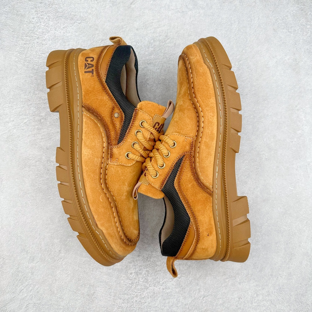 图片[3]-＃特价福利 CAT卡特 硬汉推土机品牌经典百搭户外休闲大黄靴系列 广东大厂品质 24ss秋冬新款 常年主打 时尚潮流搭配 面料釆用意大利进口磨砂牛皮 全鞋真牛皮材料 大底到五金都是代工厂原材料制作 好货不杀猪 首单质量严格把控 全套官网统一包装 今年冬季防寒户外专用 日常随意搭配 型男必备 尺码：38 39 40 41 42 43 44 (偏大一码)-选品中心