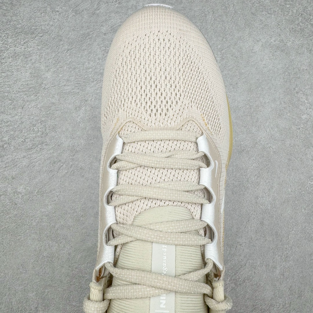 图片[4]-NK Zoom Pegasus 飞马41代马拉松系列网面透气缓震疾速跑鞋 拥有 Zoom Air 一如既往的稳定感和流畅感 鞋面采用工程网眼设计 为特定高热区域营造出色透气性 进一步增加鞋面的穿孔数量 让足部能够快速散热 中足搭配 Flywire 飞线 在高速运动时营造舒适稳定的贴合感 内置Zoon气垫加持 动力十足 货号：FD2722-106 尺码：36 36.5 37.5 38 38.5 39 40 40.5 41 42 42.5 43 44 44.5 45-选品中心