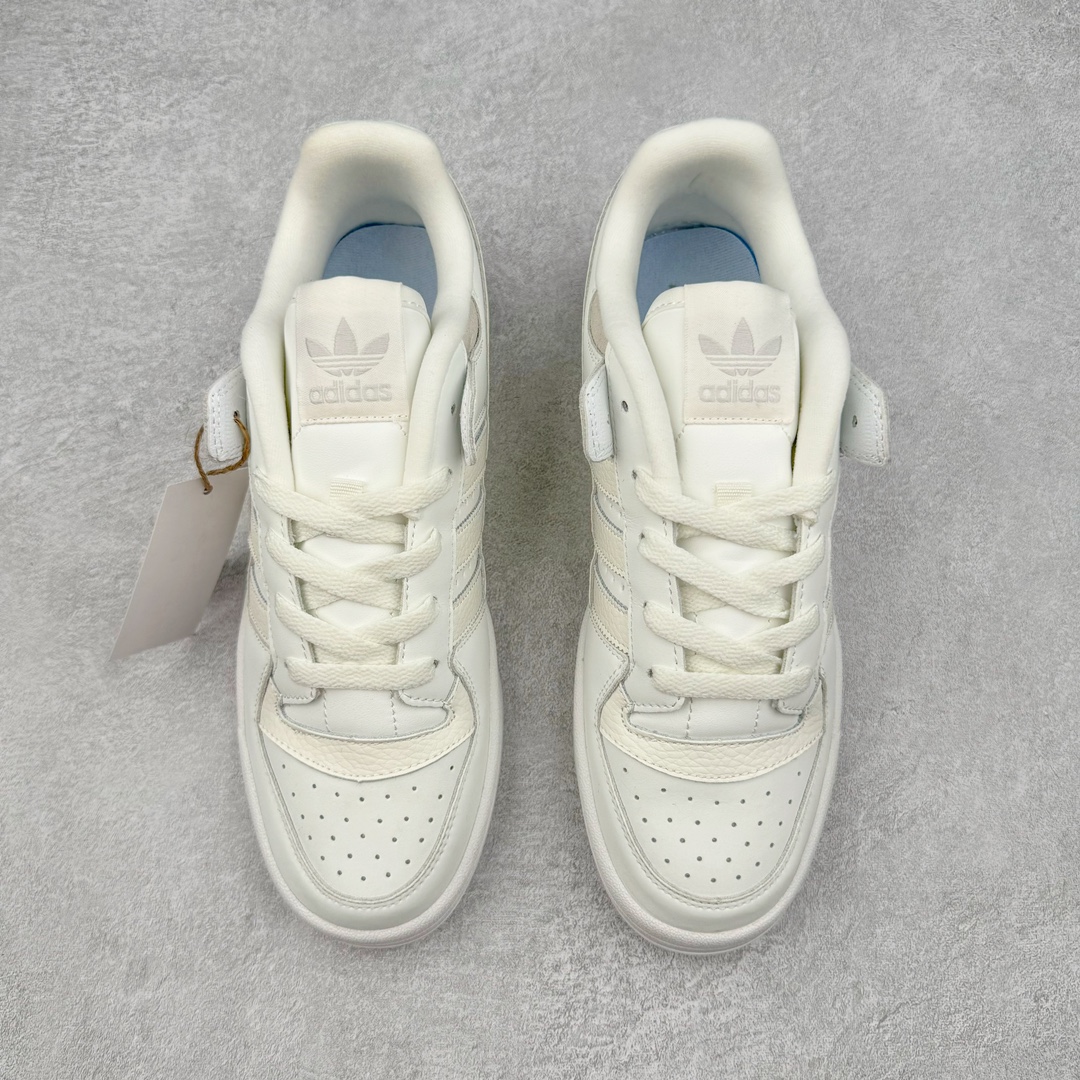 图片[2]-＃C版纯原 AD Forum 84 Low OG 低帮百搭潮流休闲运动板鞋 IH7828 以复古篮球鞋的外形为基础 采用皮革拼接 简约百搭 更加贴合舒适 中底内侧网格造型起到点睛之笔 外底橡胶 更显复古 尺码：36 36.5 37.5 38 38.5 39 40 40.5 41 42 42.5 43 44 44.5 45-选品中心